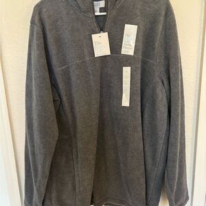 Croft & Barrow Charcoal Quarter Zip Sweater